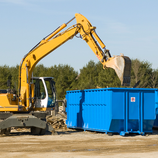 are there any restrictions on where a residential dumpster can be placed in La Feria Texas